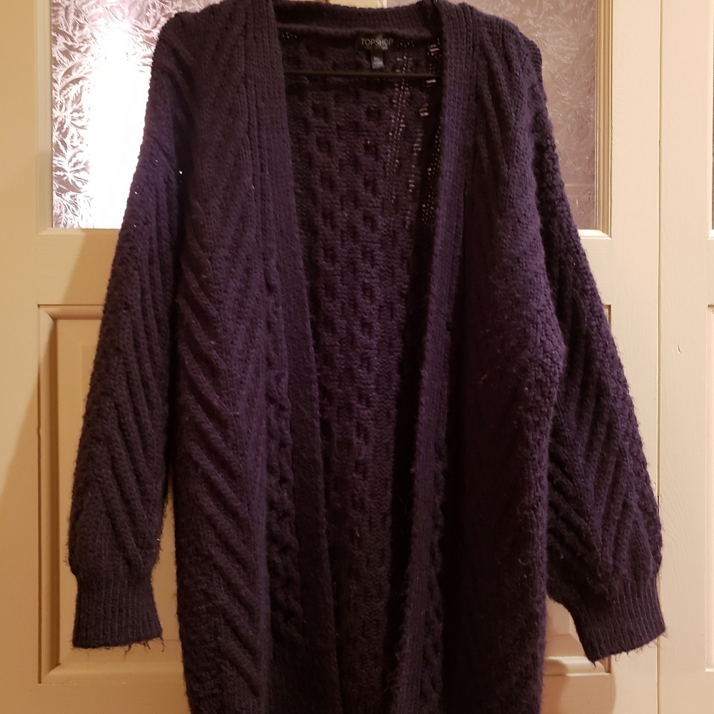 Topshop Oversize Bulky Cardigan